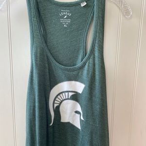 Michigan state university women’s tank top